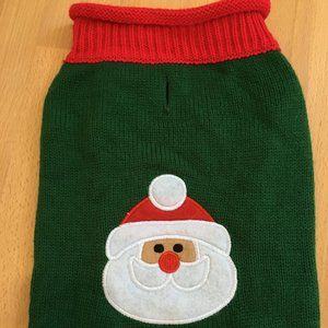 Fab Dog Fabdog Holiday Santa Sweater Christmas